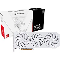 Видеокарта PowerColor Hellhound Spectral White AMD Radeon RX 9070 XT 16GB (RX9070XT 16G-L/OC/WHITE) EU Видеокарта PowerColor Hellhound Spectral White AMD Radeon RX 9070 XT 16GB (RX9070XT 16G-L/OC/WHITE) EU