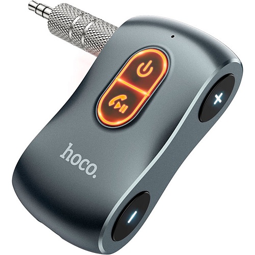 Bluetooth аудио адаптер Hoco E73 Tour Metal Gray (766885)