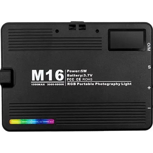 Накамерне світло DK M16 LED RGB - придбати в Дніпрі, Україні: ціна, характеристики | інтернет-магазин TOUCH