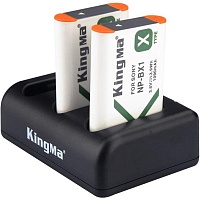 Аккумулятор Kingma для Sony FDR-X3000 NP-BX1 + зарядное устройство Аккумулятор Kingma для Sony FDR-X3000 NP-BX1 + зарядное устройство