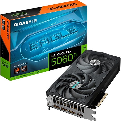 Видеокарта Gigabyte GeForce RTX 5060 Ti Eagle OC 8G (GV-N506TEAGLE OC-8GD) EU