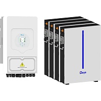 Система зберігання енергії Deye SUN-5K-SG03 5kW + 4 АКБ RW-M6.1-B 24.5kWh (51.2V/120Ah/6144Wh) - придбати в Дніпрі, Україні: ціна, характеристики | інтернет-магазин TOUCH
