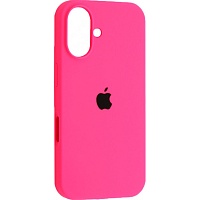 Чехол Silicone Case для Apple iPhone 16 Barbie Pink AA