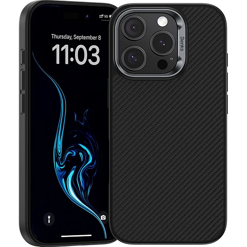 Чохол Benks ArmorPro Kevlar Case 600D MagSafe для Apple iPhone 16 Pro Max Black (6948005905002) - придбати в Дніпрі, Україні: ціна, характеристики | інтернет-магазин TOUCH