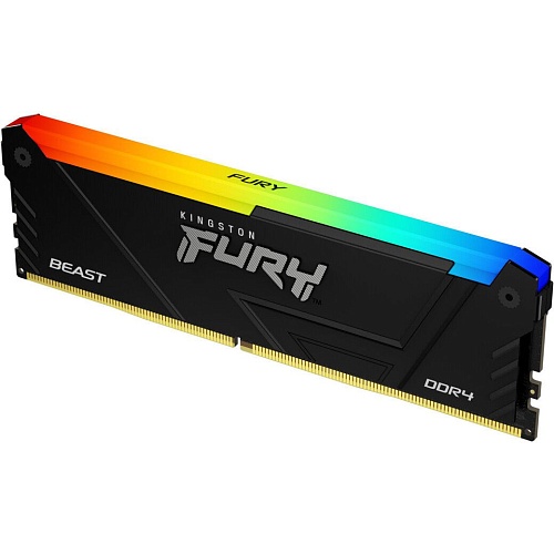 Модуль пам'яті DDR4 Kingston FURY Beast RGB 8GB 3200 MHz (KF432C16BB2A/8WP) - придбати в Дніпрі, Україні: ціна, характеристики | інтернет-магазин TOUCH