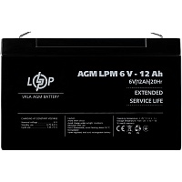 Аккумулятор LogicPower AGM 6V (6V/12Ah/72Wh) (4159) Аккумулятор LogicPower AGM 6V (6V/12Ah/72Wh) (4159)