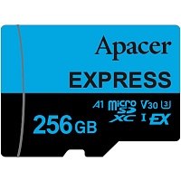 Карта пам'яті Apacer microSDXC 256GB Class 10 UHS-I U3 V30 A1 (AP256GMCEXG3X17-RA) - придбати в Дніпрі, Україні: ціна, характеристики | інтернет-магазин TOUCH Карта пам'яті Apacer microSDXC 256GB Class 10 UHS-I U3 V30 A1 (AP256GMCEXG3X17-RA) - придбати в Дніпрі, Україні: ціна, характеристики | інтернет-магазин TOUCH