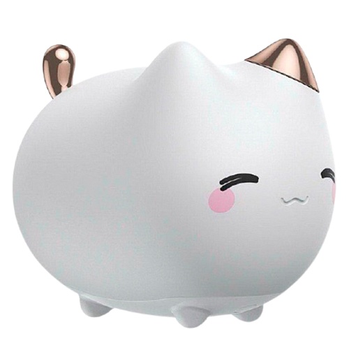 Нічник Baseus Cute Series Kitty Silicone Night light White (DGAM-A02) - придбати в Дніпрі, Україні: ціна, характеристики | інтернет-магазин TOUCH