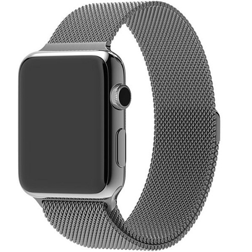 Ремешок Milanese Loop Magnetic Band для Apple Watch 38mm Gray