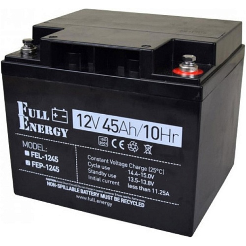 Аккумулятор Full Energy FEP-1245 AGM 12V (12V/45Ah/540Wh)