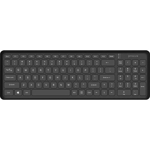 Клавіатура Proove Classic Code Wireless Keyboard Black (EN + UA) (KBCD00003001) - придбати в Дніпрі, Україні: ціна, характеристики | інтернет-магазин TOUCH