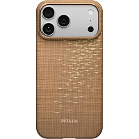 Чехол Pitaka Ultra-Slim Case для Apple iPhone 17 Pro Golden Glint (KI1705AG)