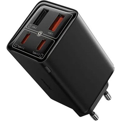 Мережевий зарядний пристрій Baseus GaN6 Pro Black (P10162701113-00) - придбати в Дніпрі, Україні: ціна, характеристики | інтернет-магазин TOUCH
