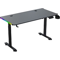 Комп'ютерний ігровий стіл GT Racer T-1231 (120x60x73-117) Black - придбати в Дніпрі, Україні: ціна, характеристики | інтернет-магазин TOUCH