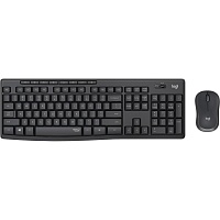 Комплект (клавиатура + мышь) Logitech MK295 Silent Wireless Combo Graphite (920-009800)