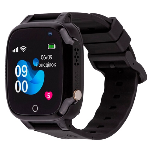 Дитячий смарт-годинник AmiGo GO008 MILKY GPS WIFI (Black) - придбати в Дніпрі, Україні: ціна, характеристики | інтернет-магазин TOUCH