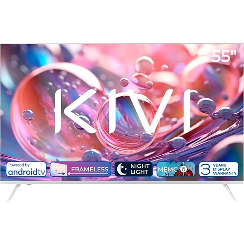 Телевізор Kivi U760Q 55'' LED 4K (55U760QW) - придбати в Дніпрі, Україні: ціна, характеристики | інтернет-магазин TOUCH