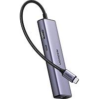 USB-хаб Ugreen CM512 6in1 (15598) - придбати в Дніпрі, Україні: ціна, характеристики | інтернет-магазин TOUCH USB-хаб Ugreen CM512 6in1 (15598) - придбати в Дніпрі, Україні: ціна, характеристики | інтернет-магазин TOUCH