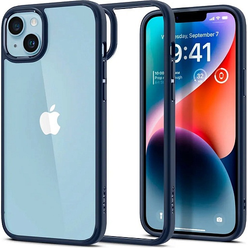 Чехол Spigen Ultra Hybrid для Apple iPhone 14 (Navy Blue)