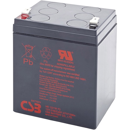 Аккумулятор CSB AGM 12V (12V/5Ah/60Wh) (HR1221WF2)