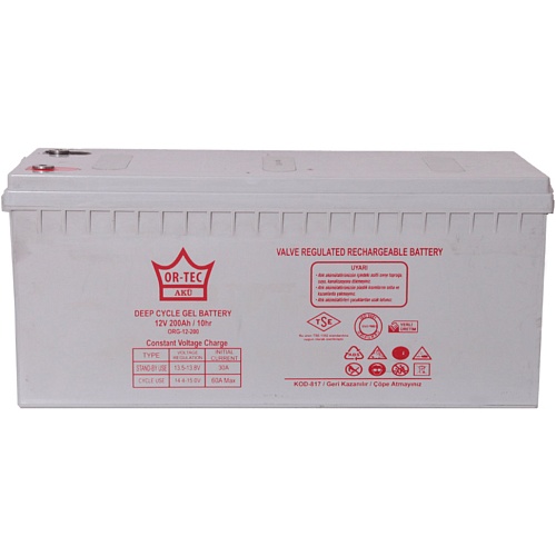 Аккумулятор OR-TEC GEL 12V (12V/200Ah/2400Wh)