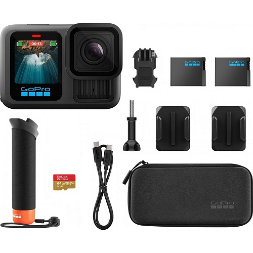 Екшн-камера GoPro HERO13 Black Accessories Bundle (CHDRB-131-RW) - придбати в Дніпрі, Україні: ціна, характеристики | інтернет-магазин TOUCH