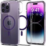 Чохол Spigen Ultra Hybrid MagFit для iPhone 14 Pro Max Deep Purple (ACS05581)