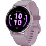 Смарт-часы Garmin Vivoactive 5 Metallic Orchid Aluminum Bezel with Orchid Case and Silicone Band (010-02862-13)