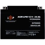 Аккумулятор LogicPower AGM 12V (12V/26Ah/312Wh) (4134)