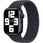 Ремешок Apple Braided Solo Loop Band для Apple Watch 42/44/45/49mm Size 9 160mm Midnight (MPD43)