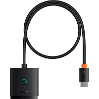 Разветвитель Baseus AirJoy Series 2-in-1 Bidirectional HDMI Switch with 1m Cable Black (B01331105111-01) Уценка Разветвитель Baseus AirJoy Series 2-in-1 Bidirectional HDMI Switch with 1m Cable Black (B01331105111-01) Уценка