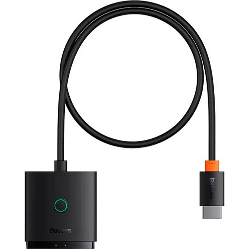Розгалужувач Baseus AirJoy Series 2-in-1 Bidirectional HDMI Switch with 1m Cable Black (B01331105111-01) Уцінка - придбати в Дніпрі, Україні: ціна, характеристики | інтернет-магазин TOUCH