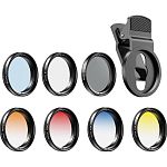 Набор фильтров для телефона Apexel Super Wide Angle Macro Phone Lens Kit (APL-37UV-7G)