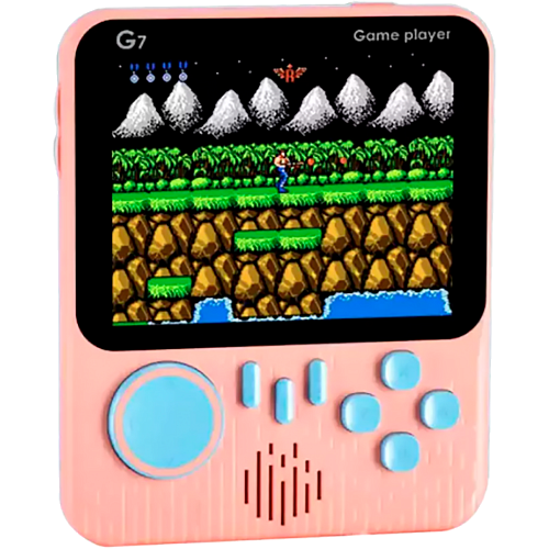 Ретро игровая приставка SUP G7 Game Box Portable 666 in 1 AV (Pink)