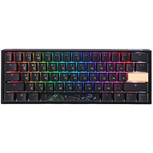 Клавиатура Ducky One 3 Mini Cherry MX Speed Silver RGB Black (DKON2161ST-PUAPXCLAWSC1) UA 