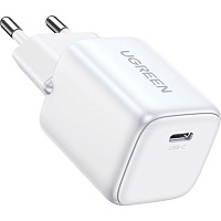 Мережевий зарядний пристрій Ugreen CD318 Nexode Mini 20W PD GaN Tech Charger White (15324) - придбати в Дніпрі, Україні: ціна, характеристики | інтернет-магазин TOUCH Мережевий зарядний пристрій Ugreen CD318 Nexode Mini 20W PD GaN Tech Charger White (15324) - придбати в Дніпрі, Україні: ціна, характеристики | інтернет-магазин TOUCH