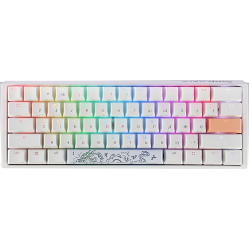 Клавиатура Ducky One 3 Mini Cherry MX Red RGB White (DKON2161ST-RUAPXPWWWSC1) UA