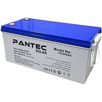 Аккумулятор Pantec GEL 12V (12V/200Ah/2400Wh) (PTG200-12) Аккумулятор Pantec GEL 12V (12V/200Ah/2400Wh) (PTG200-12)