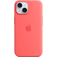 Чехол Apple Silicone Case with MagSafe для iPhone 15 Guava (MT0V3ZM/A)