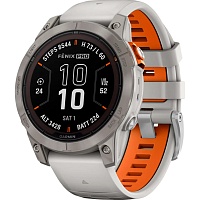Смарт-годинник Garmin Fenix 7 Pro Sapphire Solar Edition Titanium with Fog Gray/Ember Orange Band (010-02777-20) - придбати в Дніпрі, Україні: ціна, характеристики | інтернет-магазин TOUCH Смарт-годинник Garmin Fenix 7 Pro Sapphire Solar Edition Titanium with Fog Gray/Ember Orange Band (010-02777-20) - придбати в Дніпрі, Україні: ціна, характеристики | інтернет-магазин TOUCH