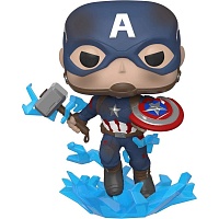 Фигурка Funko Pop! Avengers Endgame: Капитан Америка с мьёльниром 9.6см (45137) 