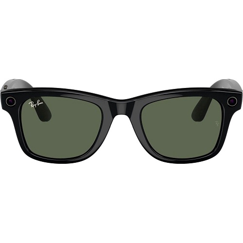 Смарт-очки Ray-Ban Meta Wayfarer Gen 2 Large Shiny Black Frame / G-15 Green Lenses (RW4012 601/71 53-22)