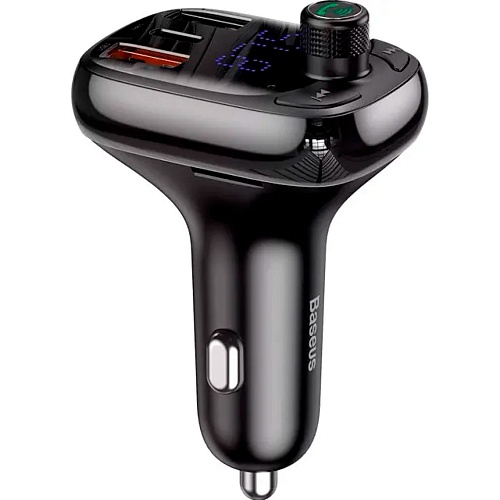 FM-трансмиттер Baseus T Shaped S-13 Car Bluetooth MP3 Player Black (CCMT000101)