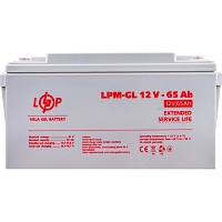 Аккумулятор LogicPower GEL 12V (12V/65Ah/780Wh) (3869) Аккумулятор LogicPower GEL 12V (12V/65Ah/780Wh) (3869)