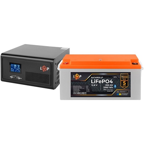 Источник бесперебойного питания (ИБП) LogicPower UPS В1500 + АКБ LiFePO4 2560Wh (37445) 
