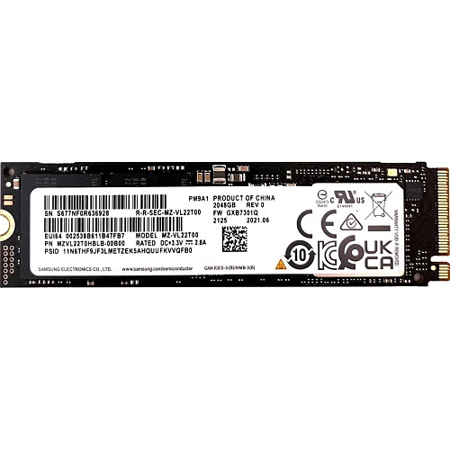 SSD накопичувач Samsung PM9A1 2TB (MZVL22T0HBLB-00B00) - придбати в Дніпрі, Україні: ціна, характеристики | інтернет-магазин TOUCH