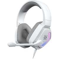 Ігрові навушники Defender Espanto RGB USB White (62470) - придбати в Дніпрі, Україні: ціна, характеристики | інтернет-магазин TOUCH