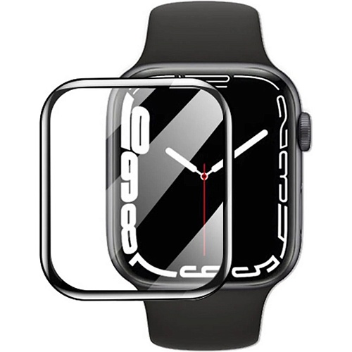 Защитное стекло iLera PolyGlass 2.5 Black для Apple Watch 45 mm (iLAWPG04)