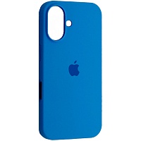 Чехол Silicone Case для Apple iPhone 16 Blue