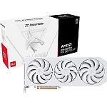 Видеокарта PowerColor Hellhound Spectral White AMD Radeon RX 9070 XT 16GB (RX9070XT 16G-L/OC/WHITE) EU 